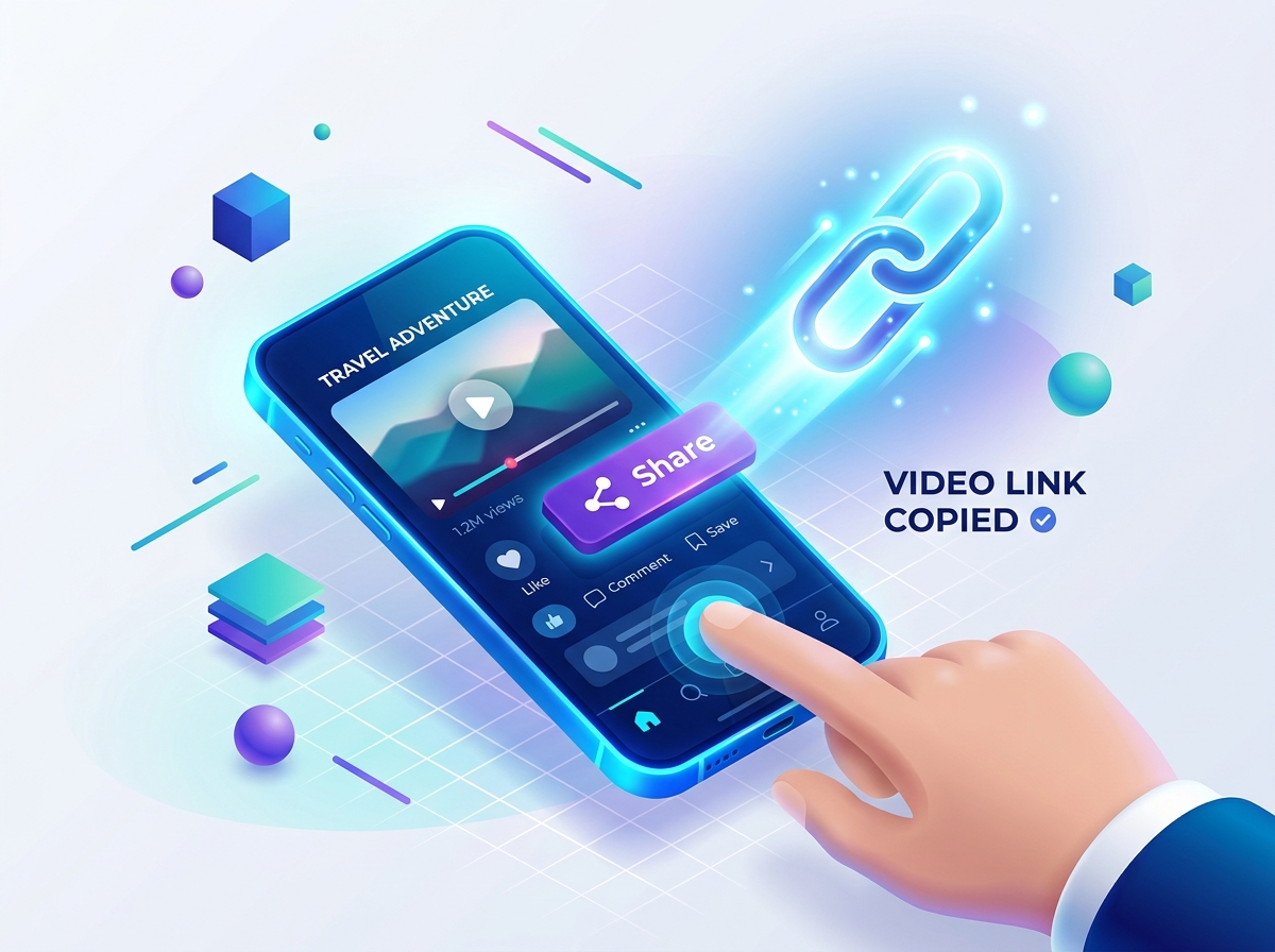 Copy the TikTok Video Link