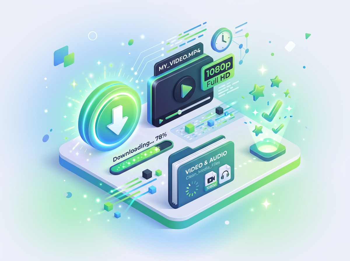 Save Clean HD Video & Audio